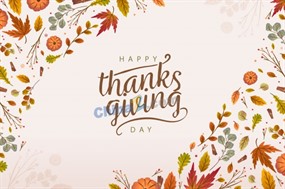 感恩节矢量背景素材